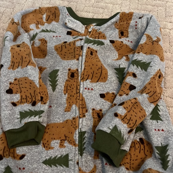 Fleece Footed Pajamas - Picture 3 of 3